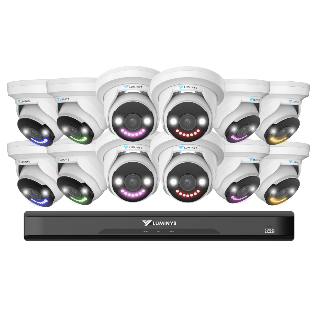 16CH 8MP LumiLightBand IP Kit