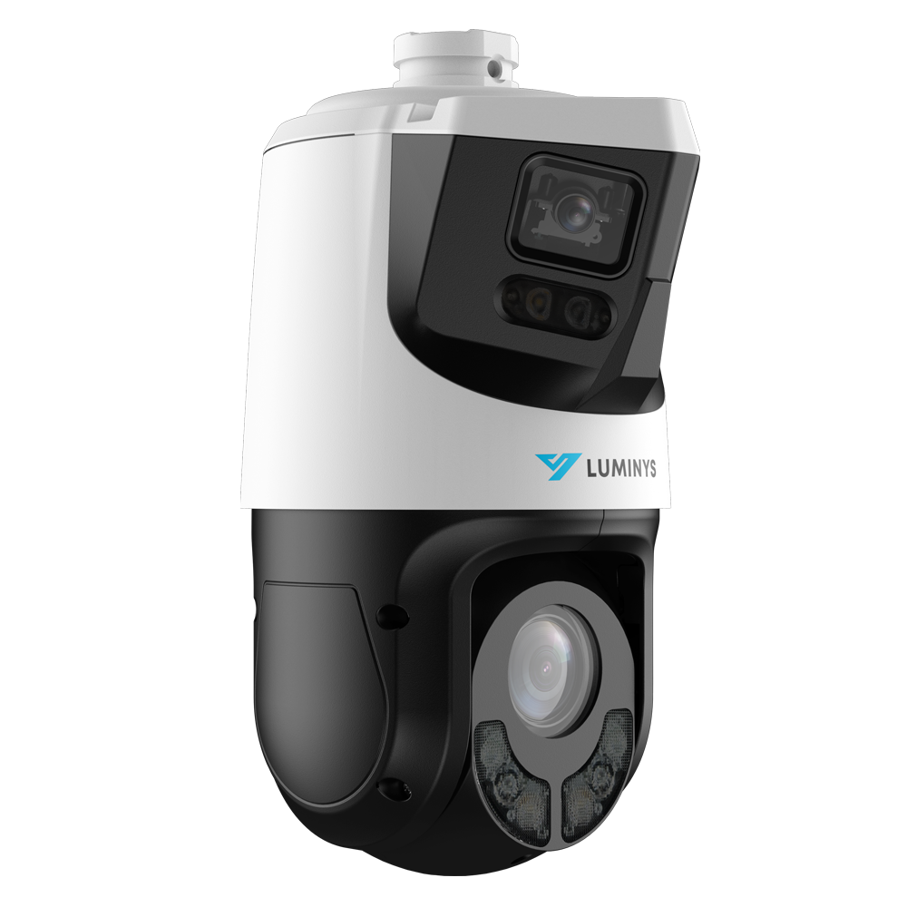 4MP Network 25x LumiDeterrent + Dual-stitched Lens Camera