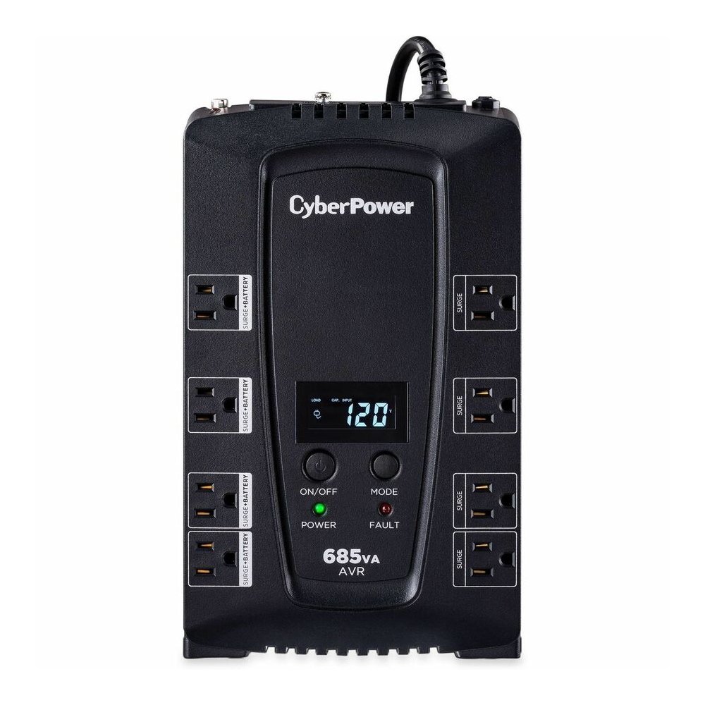 CyberPower CP685AVRLCD Intelligent LCD UPS Systems [CP685AVRLCD · UPS Battery Backups]