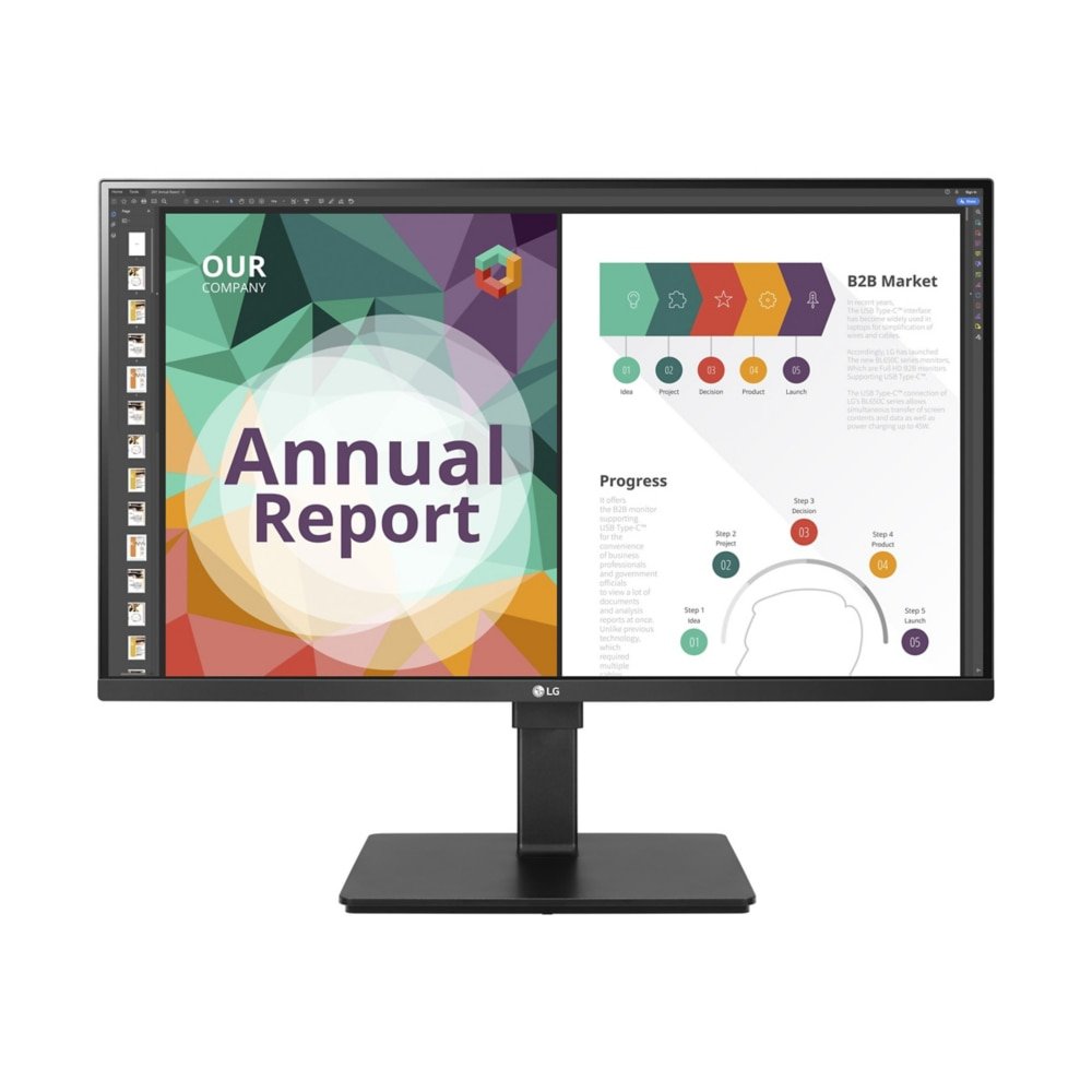 LG 32BN67U-B 32″ Class LCD Monitor [16:9 · Textured Black · 32BN67U-B · Computer Monitors]